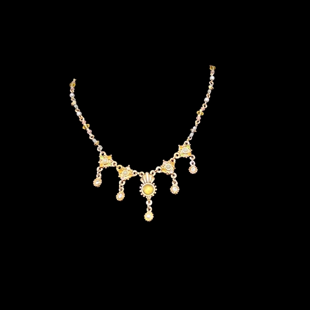Vintage 1980's Goldtone Necklace - Picture 3 of 8